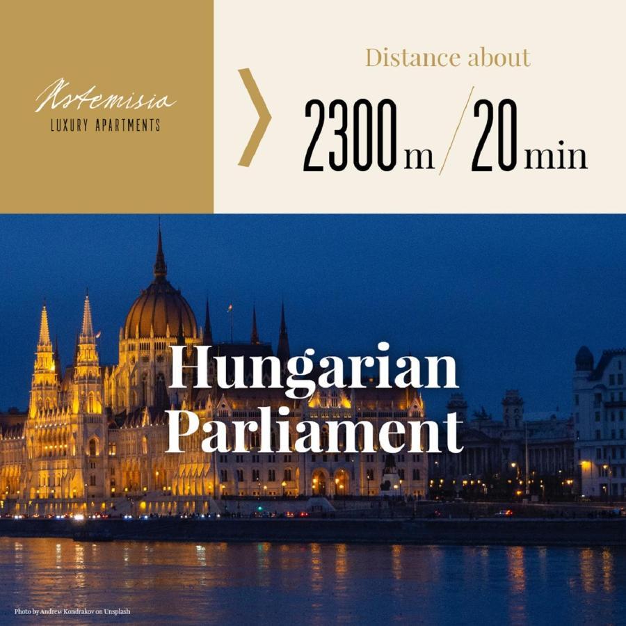 Artemisia Luxury Apartments Skyflat Budapest Bagian luar foto