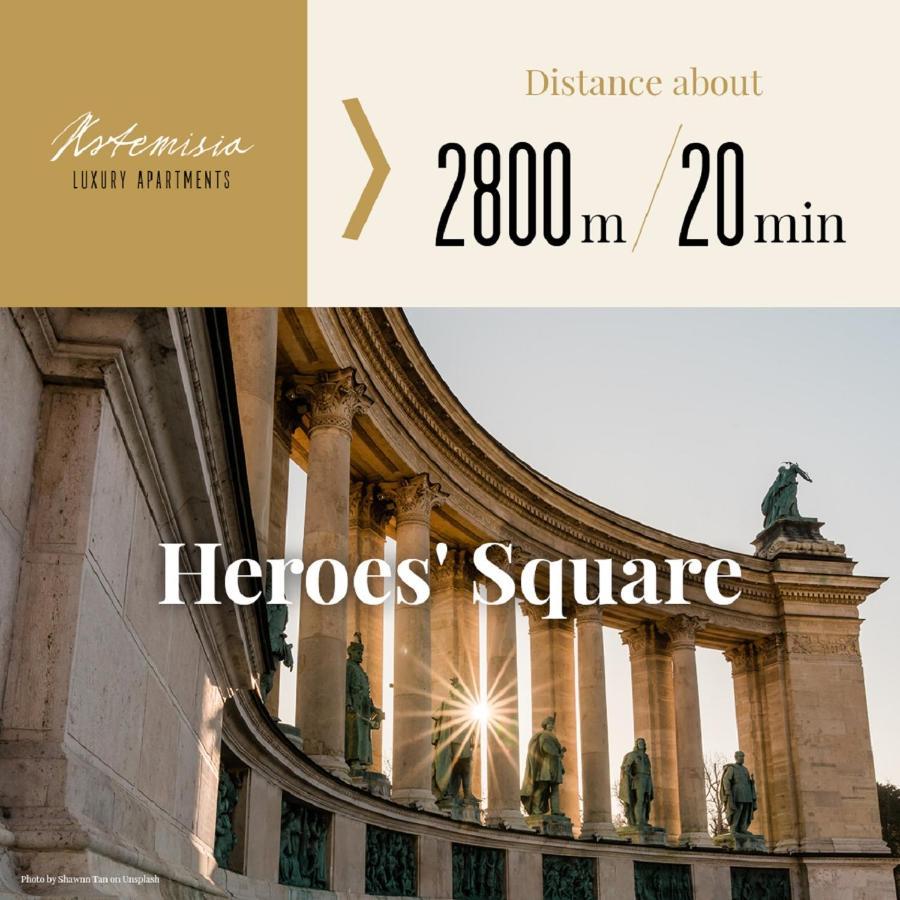 Artemisia Luxury Apartments Skyflat Budapest Bagian luar foto