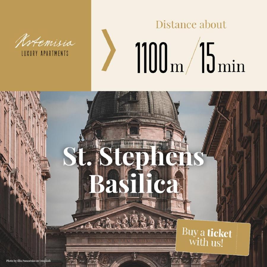 Artemisia Luxury Apartments Skyflat Budapest Bagian luar foto