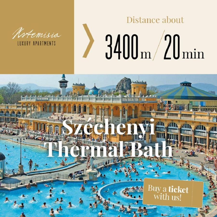 Artemisia Luxury Apartments Skyflat Budapest Bagian luar foto
